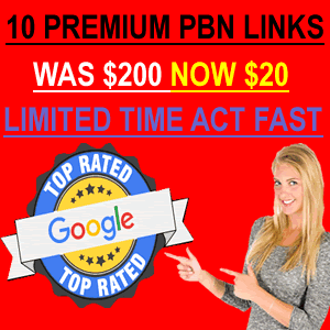 10 PBN Dofollow Backlinks