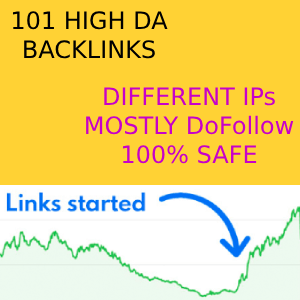 101 Backlinks from DA 80+ Sites [100% Tested + SAFE]