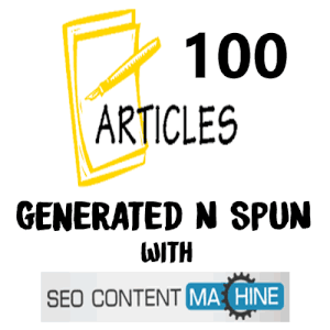 100 SPUN SEO CONTENT MACHINE ARTICLES