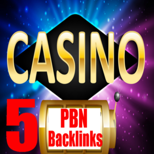 5 Casino Site Backlinks Basic PBN Package