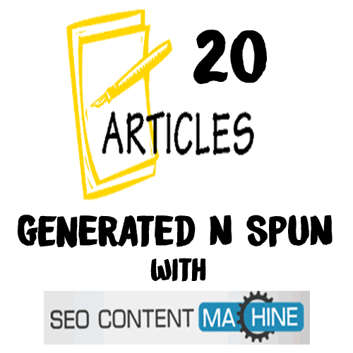 20 SPUN SEO CONTENT MACHINE ARTICLES