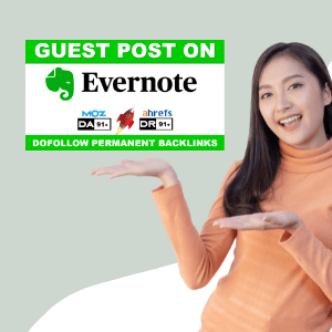 30 Evernote Guest Post Backlinks DA 92