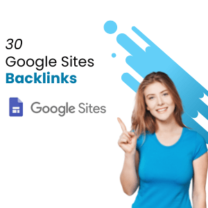 30 Google Site Backlinks DA 97