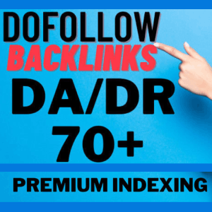 300+ DA70 DOFOLLOW BACKLNKS