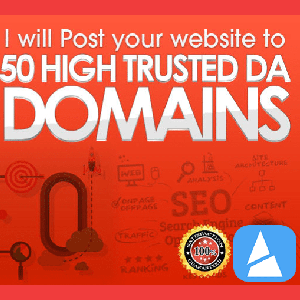 50 High Trust Domain Backlinks – Powerful Seo