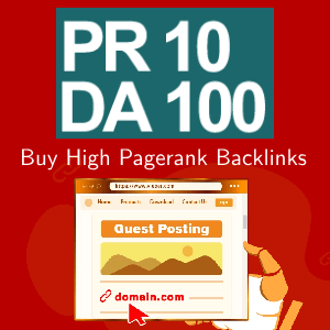 Buy High Pagerank Backlinks – 100+ PR 10 DA 100 Backlinks