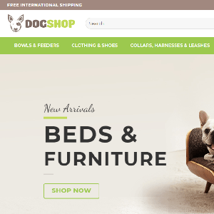 Dog Supplies WordPress Dropshipping Website Ready to make you $$$$$