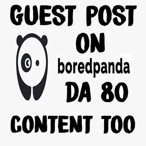 Guest Post with Content on DA 80 BoredPanda