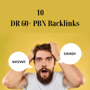 10 DR 60+ PBN Backlinks