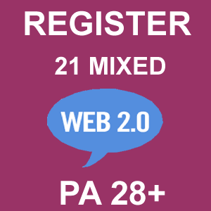 21 Mixed Web 2.0 Blogs Registered PA 28+