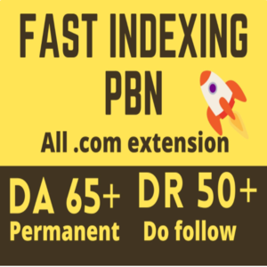 70 DA 60+ DR 50+ Fast Indexing Backlinks