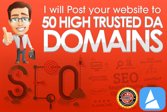 50 High Trust Domain Backlinks – Powerful Seo