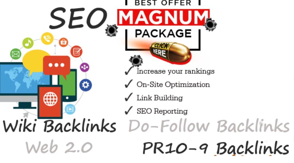 The Ultimate Magnum Seo Package includes Social Signals