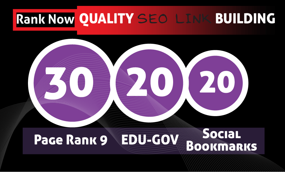 Rankers Power Seo 60 Backlinks Pack EDU Bookmarks and HIGH AUTHORITY LINKS