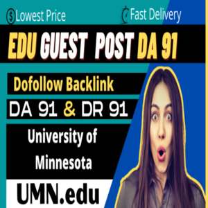 Guest Post On University of Minnesota – UMN.edu – DA 91 DR 91